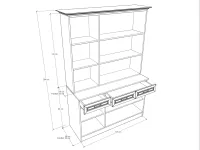 Tálaló 135 HKL Keretléc 1 méretrajz